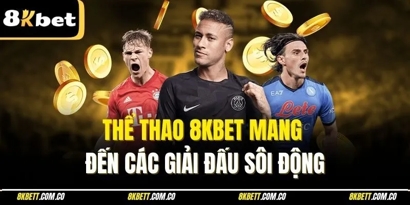 Thể thao 8kbet mang đến các giải đấu sôi động